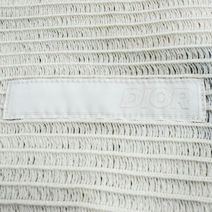 Dior Homme Striped Logo Patch Ribbed Crew Neck Top Short Sleeve T-Shirt — view 5