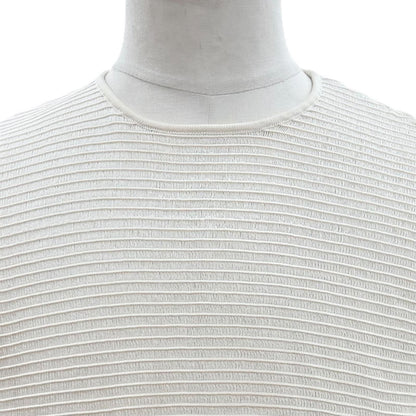 Dior Homme Striped Logo Patch Ribbed Crew Neck Top Short Sleeve T-Shirt — view 2
