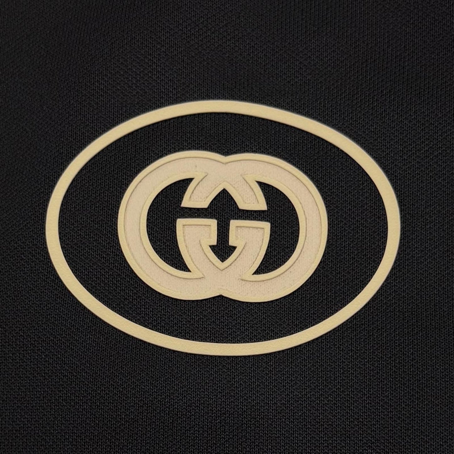 Gucci Interlocking Web Stripe Zipup Truck Jacket Black — view 6
