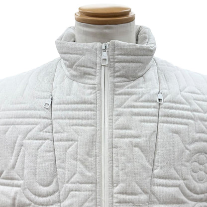 Louis Vuitton Quilted Snow Zip Up Down Vest White 46 — view 2