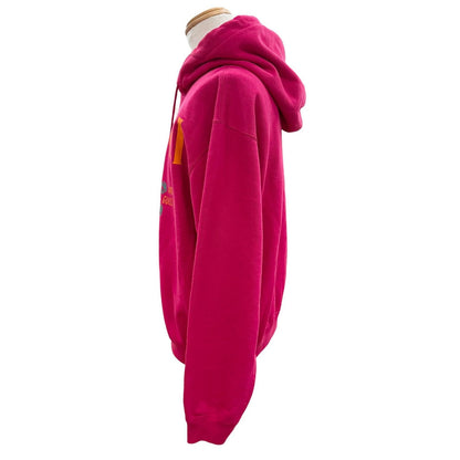 Gucci Cotton 100% Logo Print Pullover Hoodie Pink XS — view 3