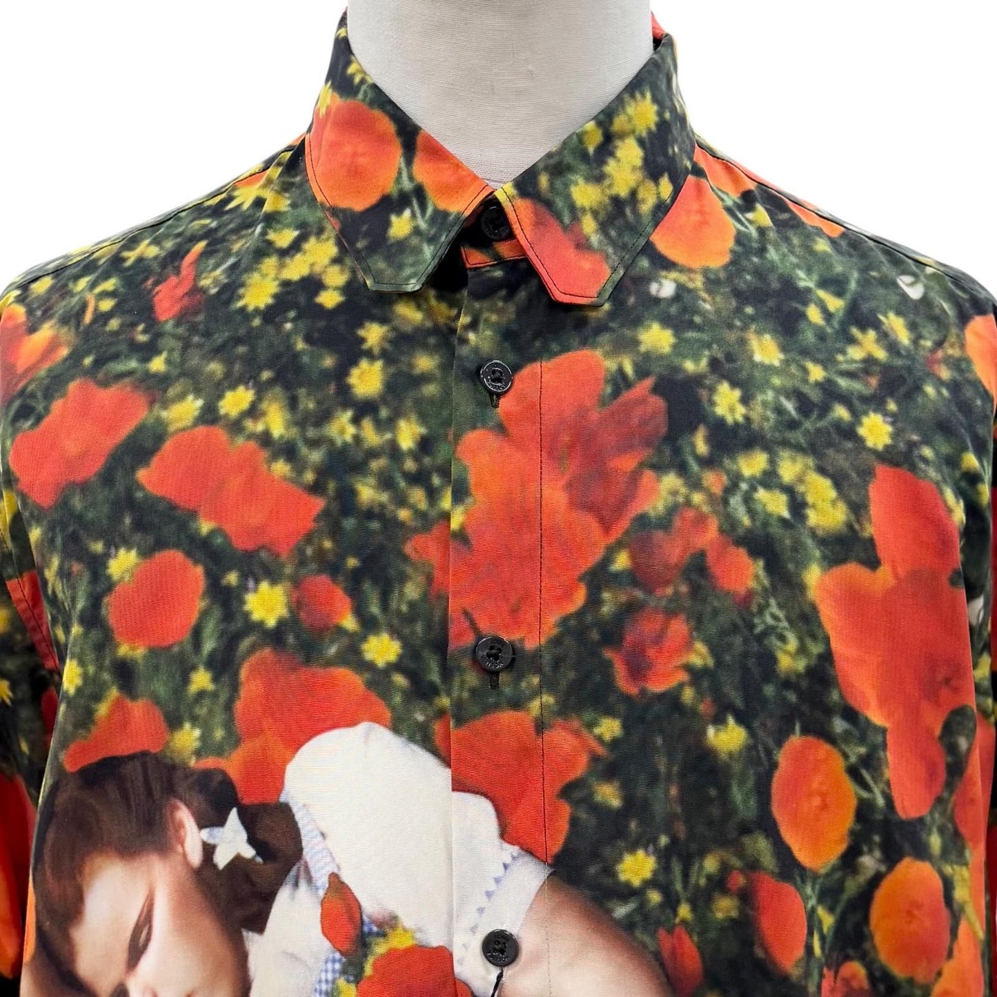 Louis Vuitton Wizard of Oz Silk 100% Allover Print Long Sleeve Shirt Multi — view 2