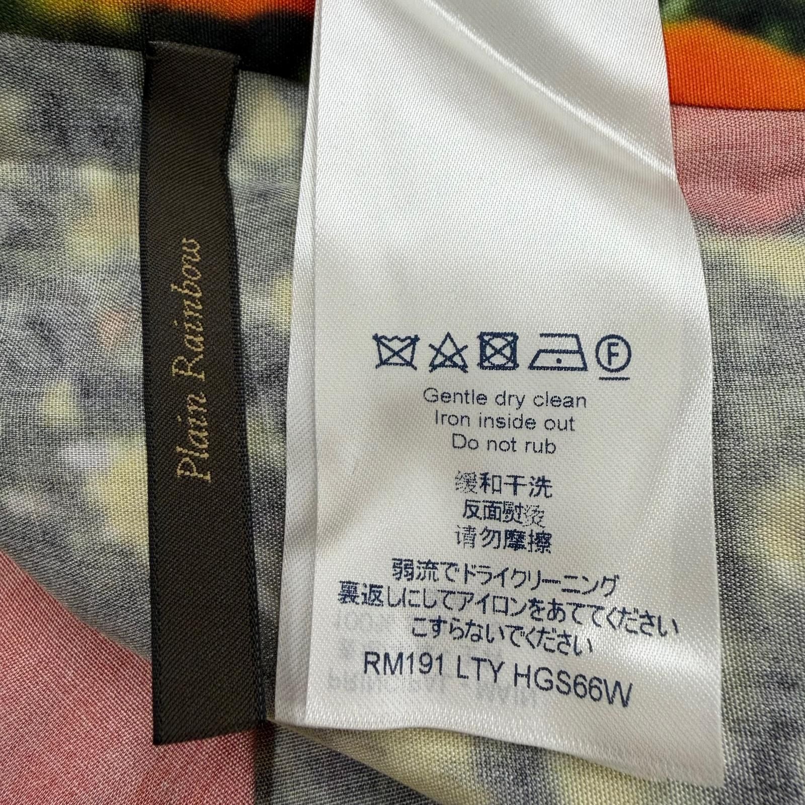 Louis Vuitton Wizard of Oz Silk 100% Allover Print Long Sleeve Shirt Multi — view 8