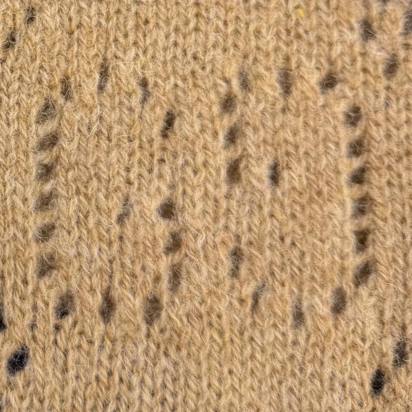 Gucci Wool Interlocking Border Knit Sweater Navy Brown XL — view 5