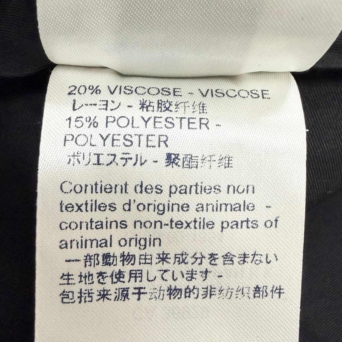 Louis Vuitton Striped Pattern Single Trousers Pants Navy 52 — view 9