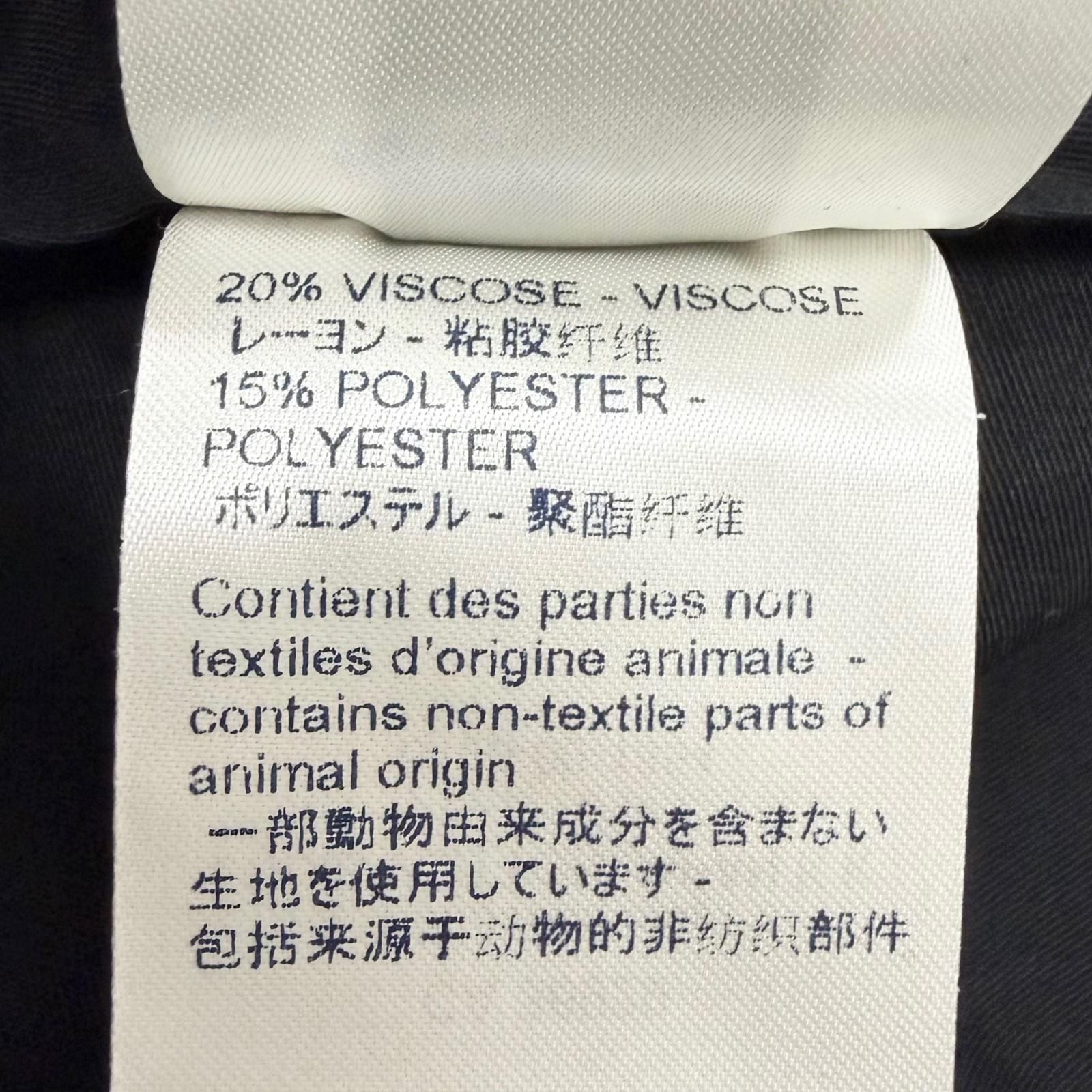 Louis Vuitton Striped Pattern Single Trousers Pants Navy 52 — view 9