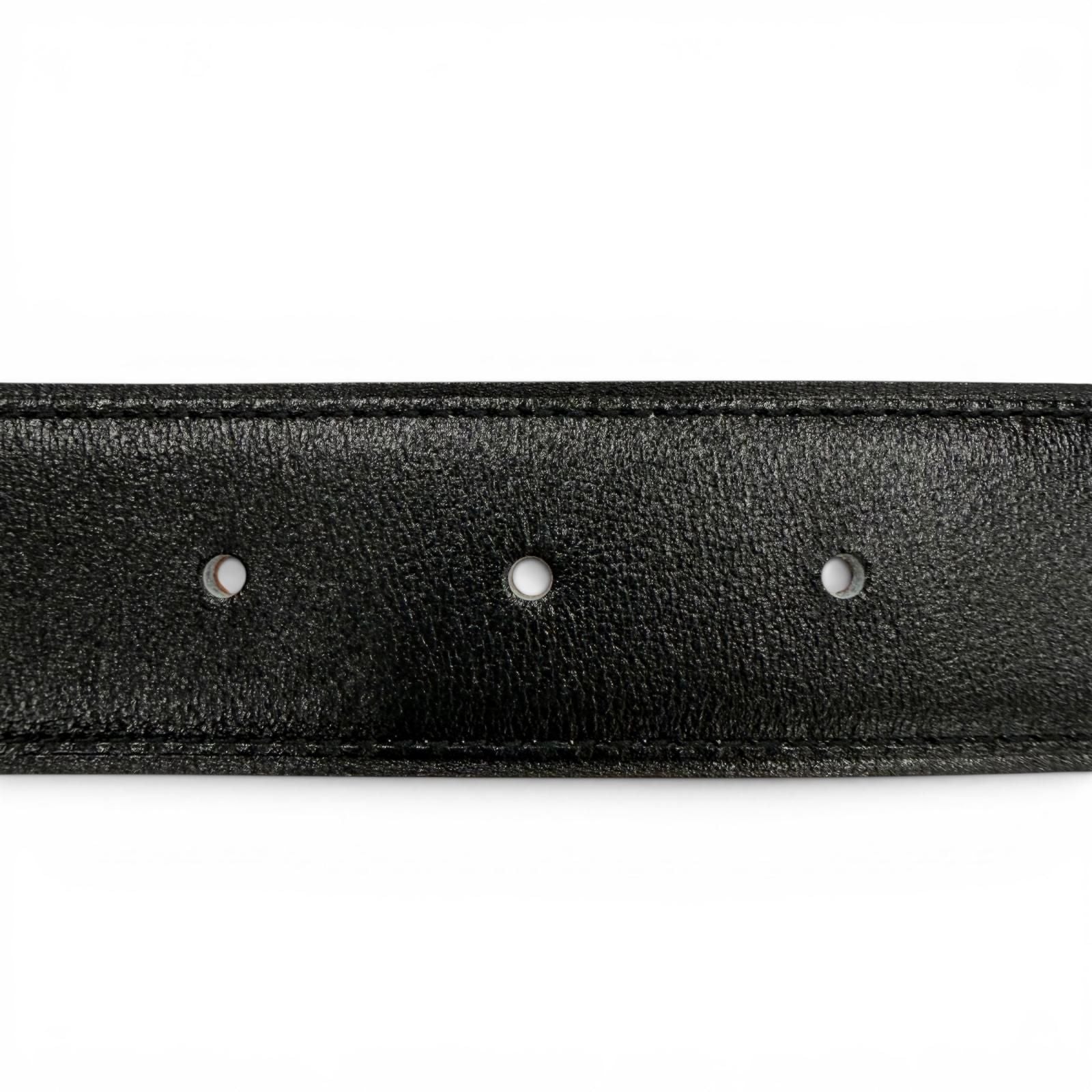 Hermes Constance Pegasus Box Calf Togo Silver Reversible Belt Black Orange — view 6