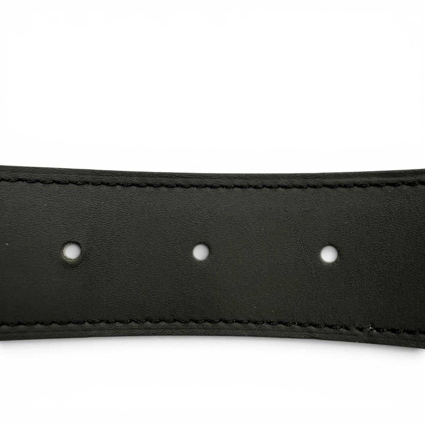 Hermes Constance Box Calf Togo Gold Logo Buckle Reversible Belt Khaki Black — view 8
