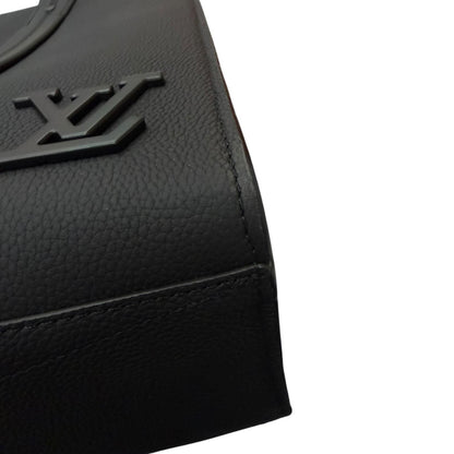 Louis Vuitton LV Aerogram Takeoff Leather Tote Black — view 7