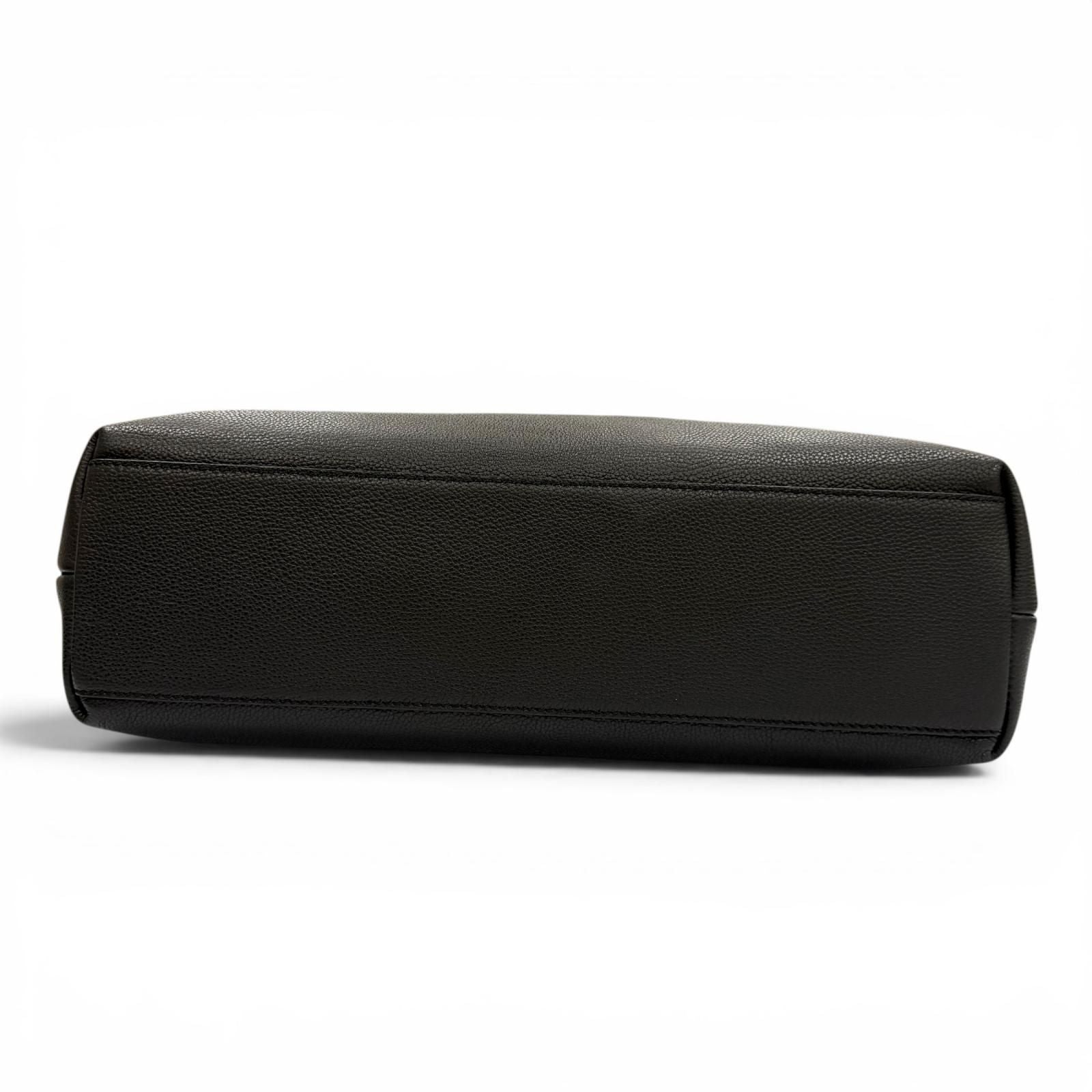 Dolce & Gabbana Leather Cushioned Pocket 2-Way Business Briefcase Black Included — view 6