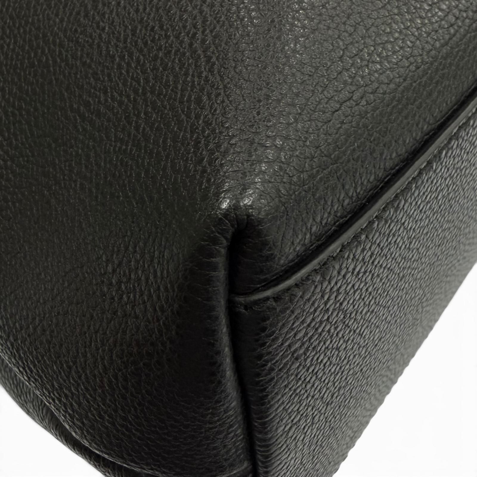 Dolce & Gabbana Leather Cushioned Pocket 2-Way Business Briefcase Black Included — view 8