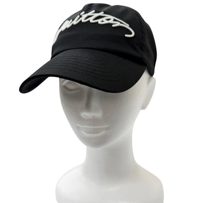 Louis Vuitton Cap Signature Logo Embroidery Baseball Cap Noir