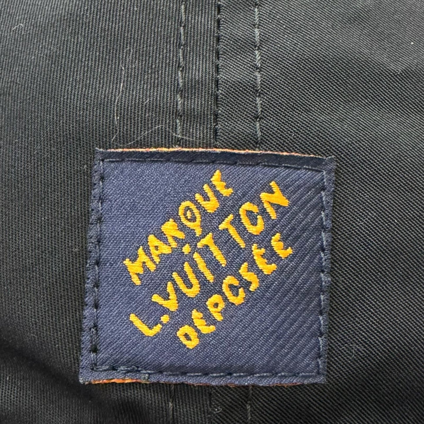 Louis Vuitton Cap Signature Logo Embroidery Baseball Cap Noir — view 8