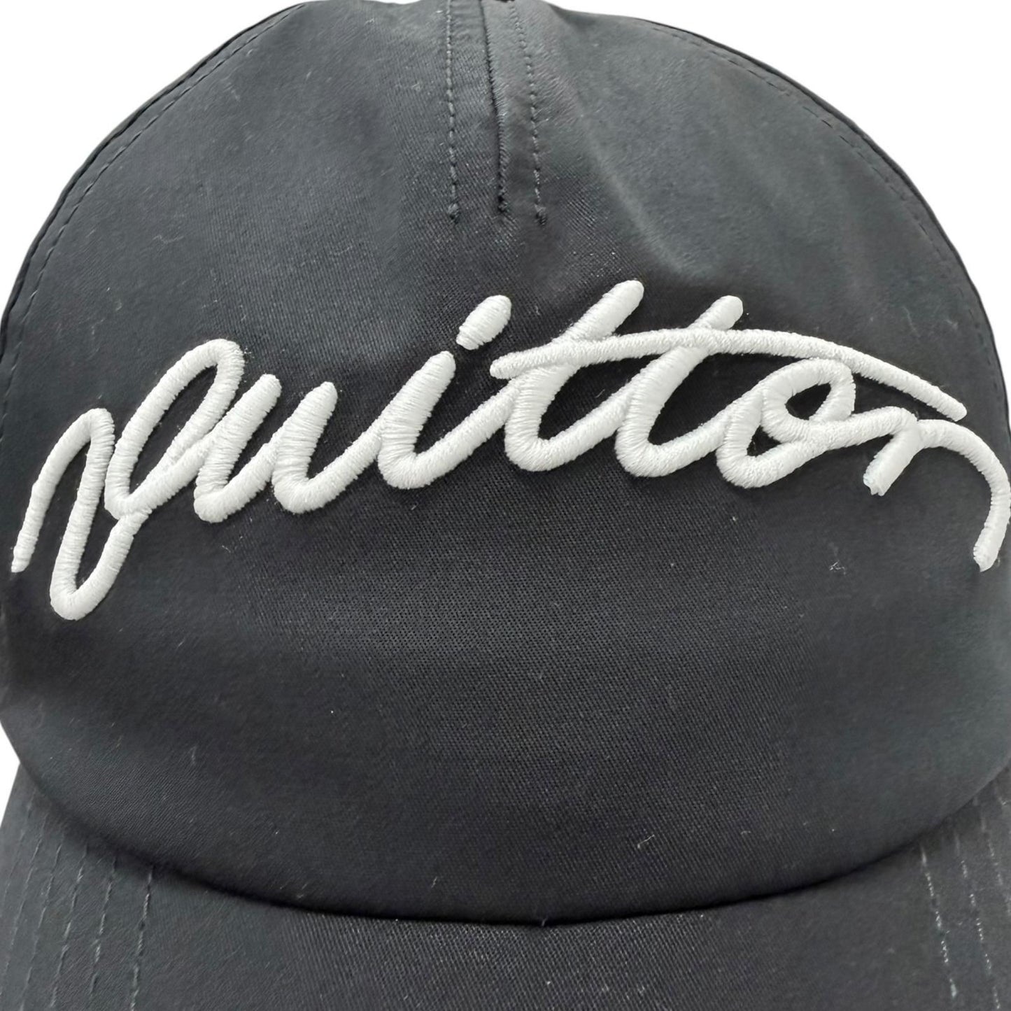 Louis Vuitton Cap Signature Logo Embroidery Baseball Cap Noir — view 6