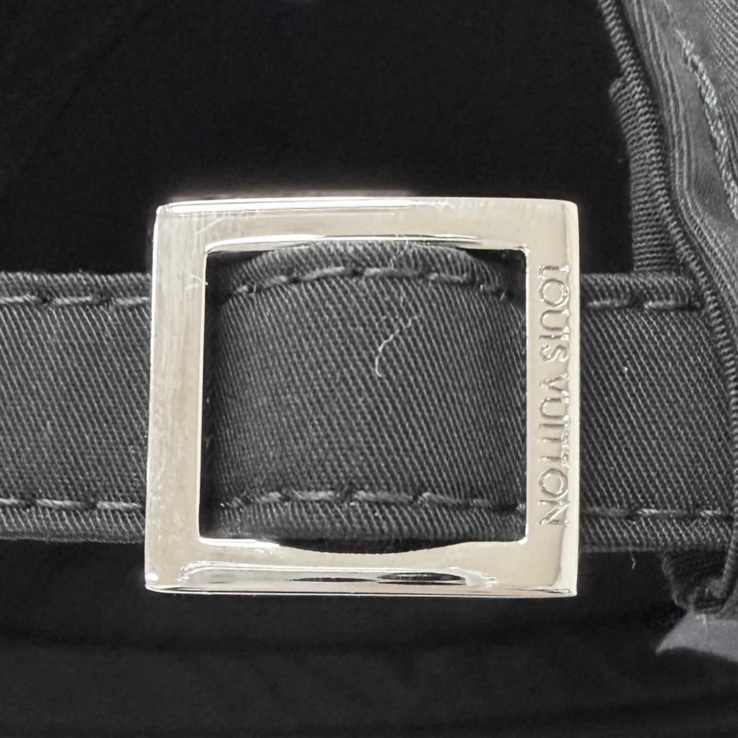 Louis Vuitton Cap Signature Logo Embroidery Baseball Cap Noir — view 7