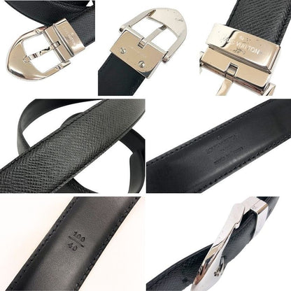 Louis Vuitton Taiga Belt Ceinture Classic 100 Ardoise Black Male — view 3