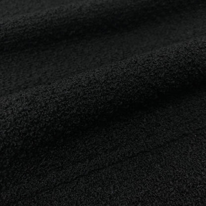 Chanel Tweed Skirt Knee Length Black Wool — view 7