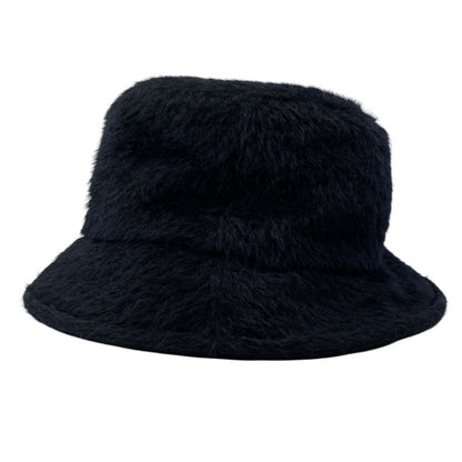 Celine Bucket Hat Logo Embroidery Alpaca Black Going — view 2