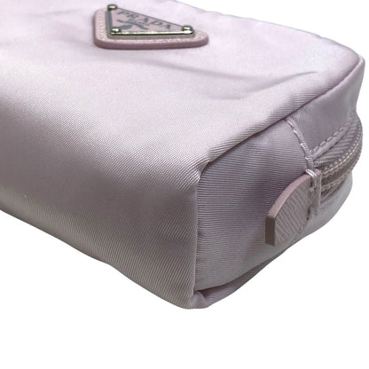 Prada Re-Nylon Micro Pouch Makeup Nylon Pink Lightweight Capacity Crossbody — view 5