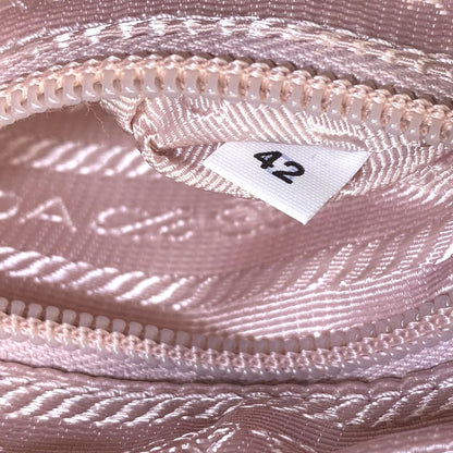 Prada Re-Nylon Micro Pouch Makeup Nylon Pink Lightweight Capacity Crossbody — view 8