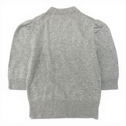 Louis Vuitton 5 Quarter Sleeve Cashmere Knit Sweater Gray — view 3