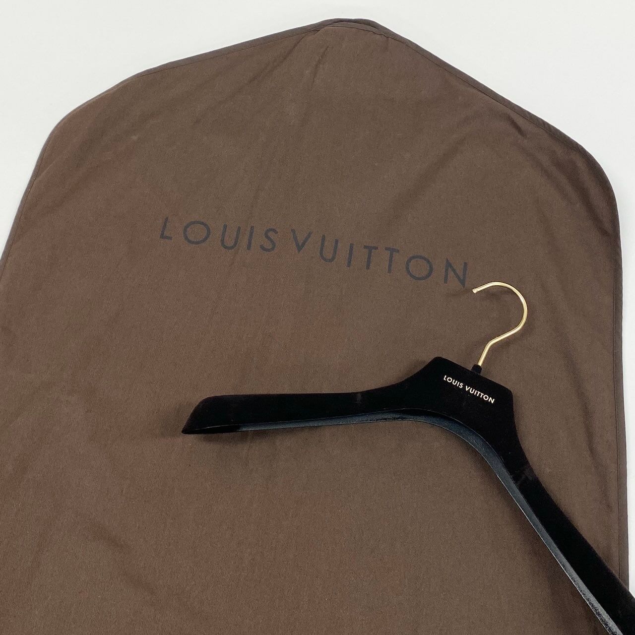 Louis Vuitton Lining Monogram Beige Cotton Rayon Cupro Coat — view 8