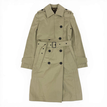 Louis Vuitton Lining Monogram Beige Cotton Rayon Cupro Coat