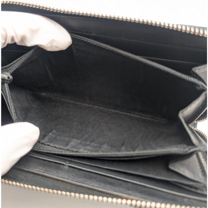 Gucci GG Supreme Arabesque Black Zip Around Wallet — view 7