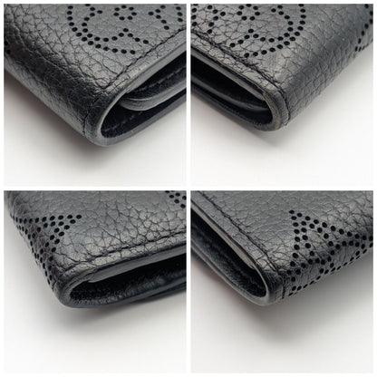 Louis Vuitton Key Case Multicles 4 Monogram Mahina Noir Black Quadruple Strand — view 5