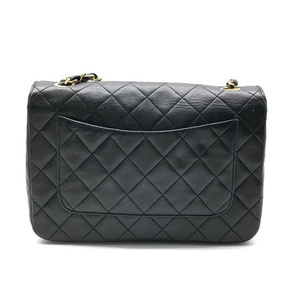 Chanel CC Logo Quilted Turnlock Leather Chain Shoulder Bag Black — view 2