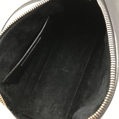 Saint Laurent YSL Leather Shoulder Bag Black — view 8