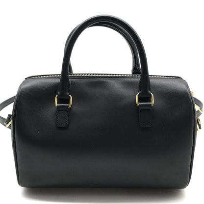 Saint Laurent YSL Leather Shoulder Bag Black — view 2