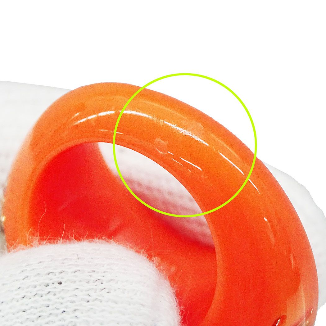 Louis Vuitton Ring Resin Bague Ankle John Orange M Bulky Vitamins — view 7