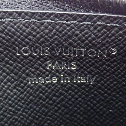 Louis Vuitton Card Case Taiga Monogram Eclipse Coin Holder Black Pocket Small — view 7