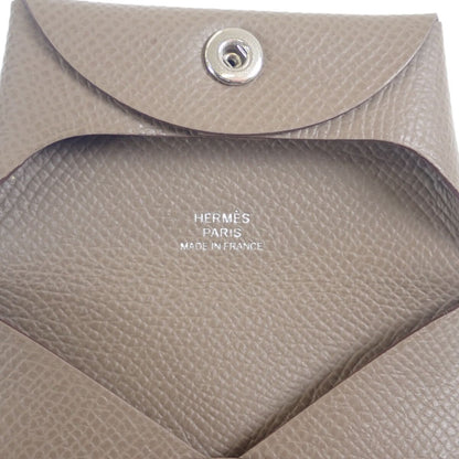 Hermes Bastia Coin Purse Veau Epsom Etoupe Beige — view 6