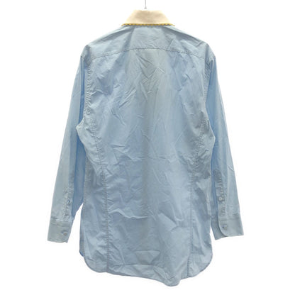 Gucci Sample Embroidery Color Poplin Shirt Zafwo Blue 40 — view 2