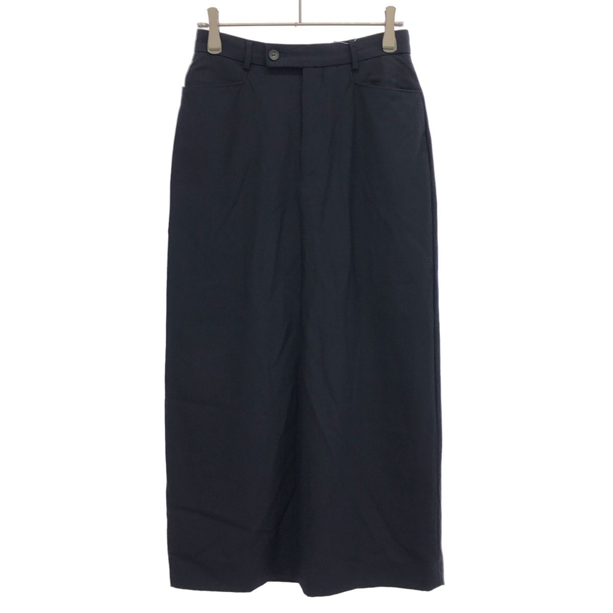 Gucci by Tom Ford Wool Long Skirt Navy 40