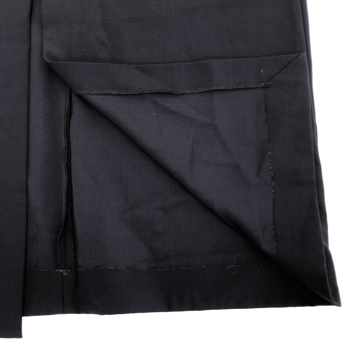 Gucci by Tom Ford Wool Long Skirt Navy 40 — view 4