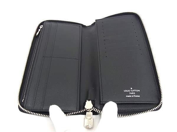 Louis Vuitton Wallet Epi Zippy Vertical Noir Leather Round Silver — view 3