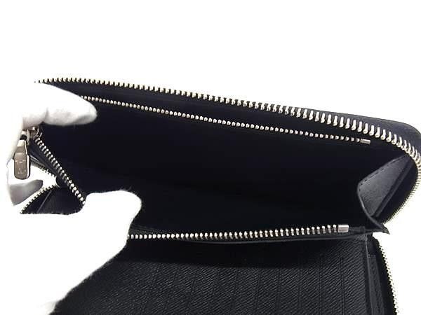 Louis Vuitton Wallet Epi Zippy Vertical Noir Leather Round Silver — view 5