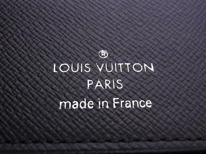 Louis Vuitton Wallet Epi Zippy Vertical Noir Leather Round Silver — view 6
