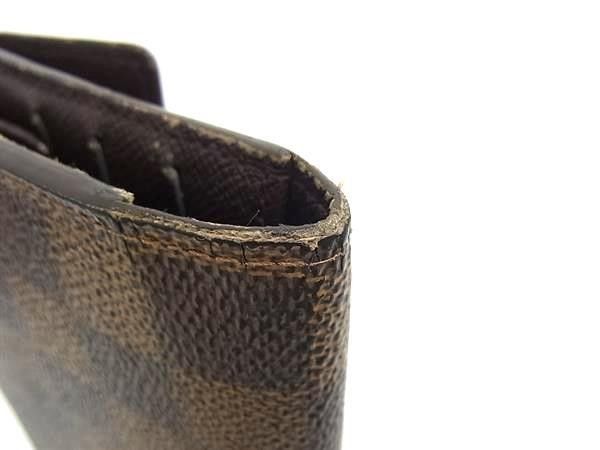 Louis Vuitton Wallet Damier Porto Tresor International Brown Leather — view 8