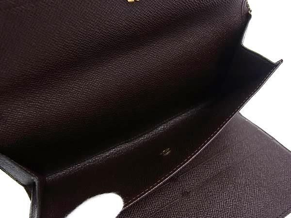Louis Vuitton Wallet Damier Porto Tresor International Brown Leather — view 6