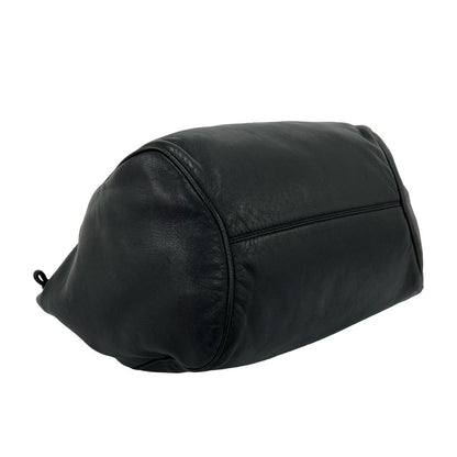 Loewe Anagram Logo Leather Drawstring Shoulder Bag Tote Black — view 7