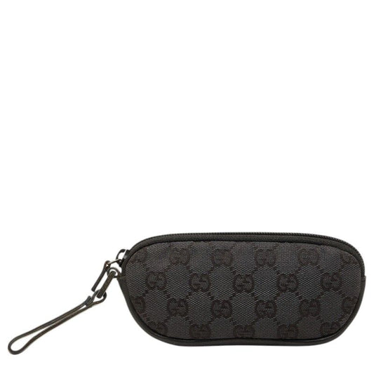 Gucci GG Canvas Pouch Case Black
