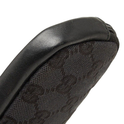 Gucci GG Canvas Pouch Case Black — view 4