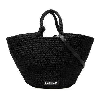 Balenciaga Ibiza 2-Way Shoulder Bag Black Nylon