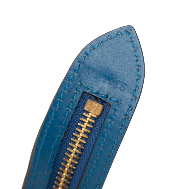 Louis Vuitton Epi Saint Jacques Handbag Toledo Blue Leather — view 6