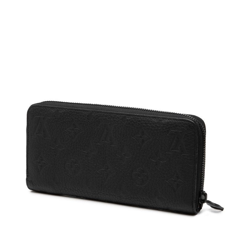 Louis Vuitton Monogram Taurillon Zippy Wallet Horizontal Black Leather — view 2