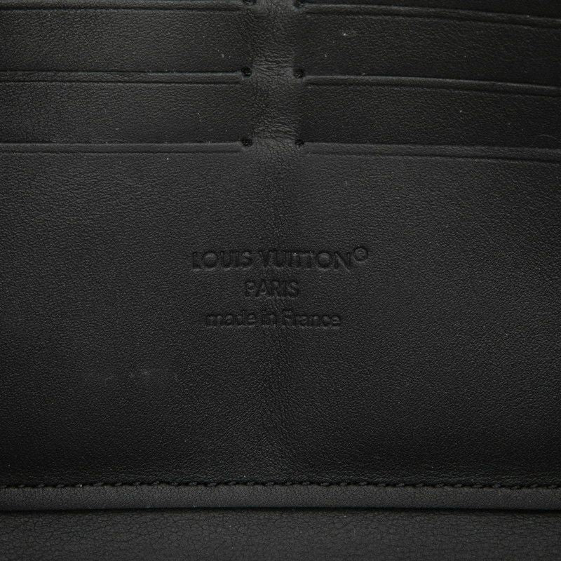 Louis Vuitton Monogram Taurillon Zippy Wallet Horizontal Black Leather — view 5